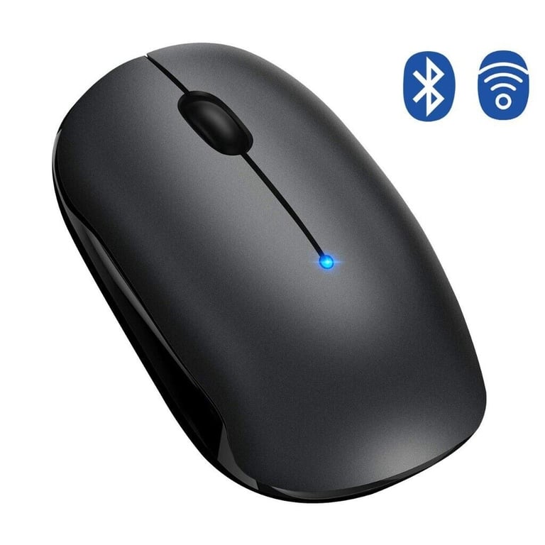 Bluetooth 2.4 Viaje/Pequeño Ratón Negro