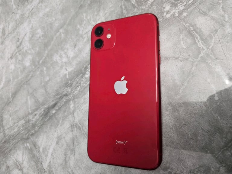 iPhone 11 Producto Rojo 64gb desbloqueado