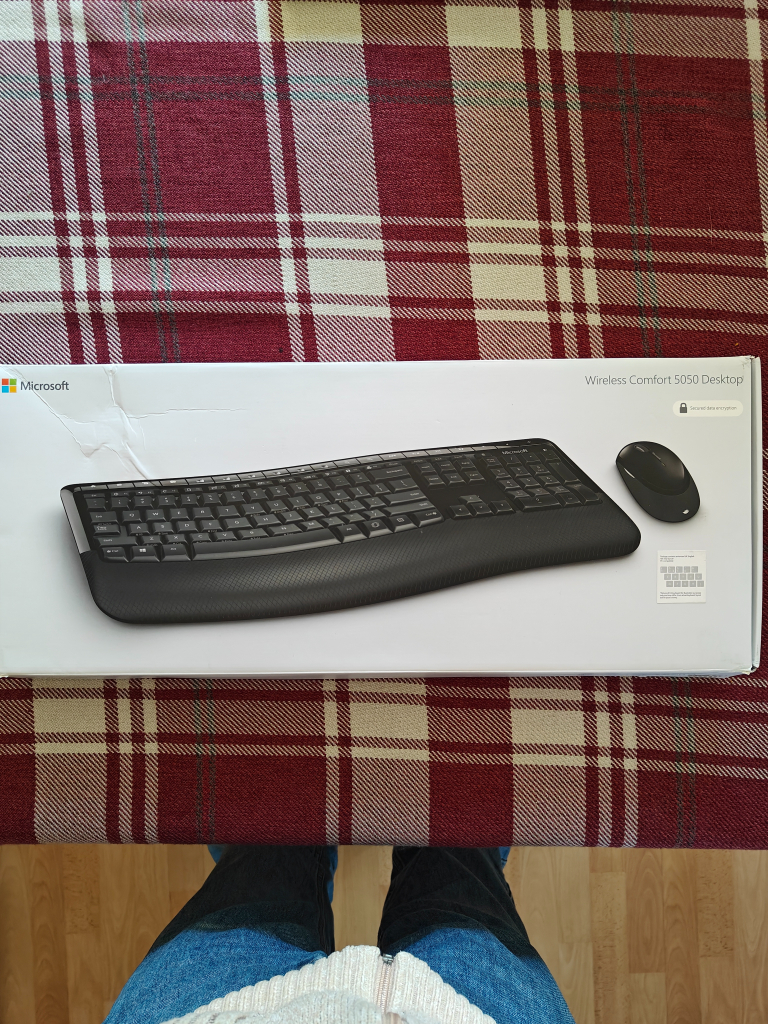 *NUEVO* Juego de teclado y ratón inalámbricos Microsoft Comfort 5050, color negro