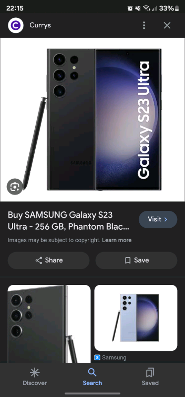 Samsung S23 Ultra 256