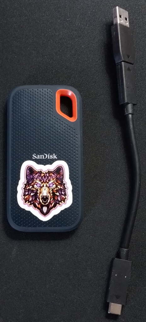 SanDisk Extreme SSD portátil de 500 GB – Perfecto estado
