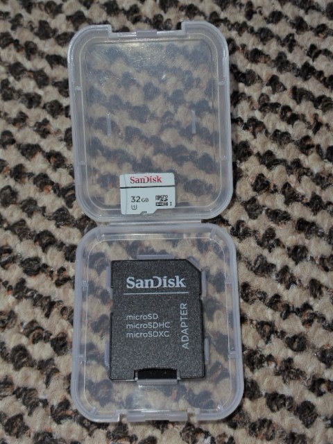 Tarjeta micro SD SanDisk de 32 GB con adaptador SD